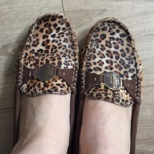 Ralph Lauren haircalf & leather loafers